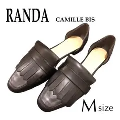 RANDA ランダ CAMILLE BIS ローヒールパンプス M ブラックのサムネイル