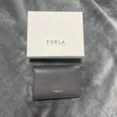 お値下げ！FURLA ダークグレー 名刺入れ