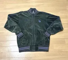 PUMA ベロアトラックジャケット　刺繍ロゴ