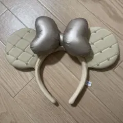 東京ディズニーリゾート ミニー キルティング カチューシャ　パープル　デイジー