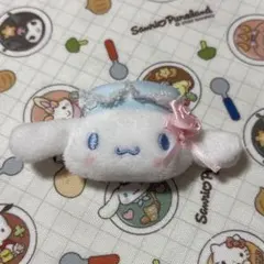 サンリオ シークレットヘアクリップ ホワイトフリル シナモロール シナモン
