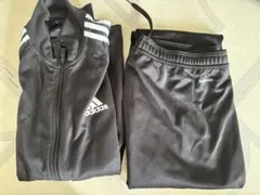 adidas ブラックジャージ上下セット　2XL 未使用品