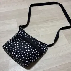 レスポートサック　ミニショルダーバッグ　ハート柄