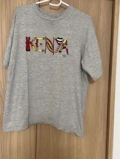 KENYA プリント Tシャツ グレー