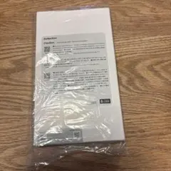 iPhone 15/14/13 ケース クリア 強化ガラス (ブラック)