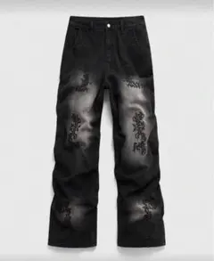 国内入手困難 ストレートデニム AMIRI mnml trapstar風 - メルカリ