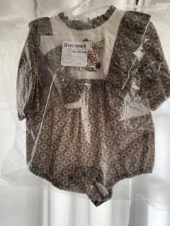 @mignon花柄ロンパース2点セット