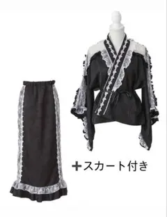 夢展望】バラパール十字架レースフリル浴衣 ボルドー LL - メルカリ