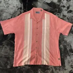 Ocean Pacific 半袖シャツ 2XL レッド ストライプのサムネイル