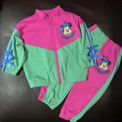 チマジロ ミニーマウス ジャージセットアップ90cm