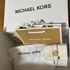 MICHAEL KORS 三つ折り財布 ホワイト