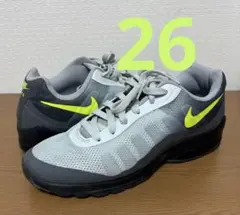 NIKE AIR スニーカー グレー×ネオンイエローのサムネイル