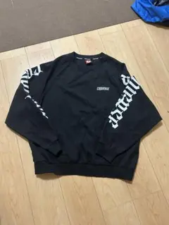 CONVERSE ブラック トレーナー Lサイズ