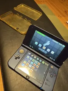 New Nintendo 3DS LL 青 保護カバー付き