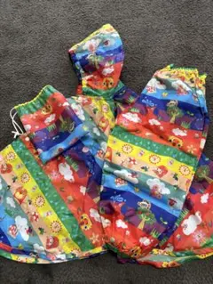 DADWAY レインコートセット　100 ポンチョ