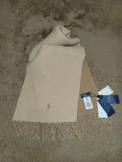 【新品未使用】Polo by Ralph Lauren ベージュ マフラー