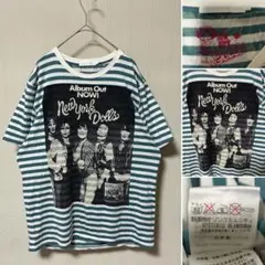 ヒステリックグラマー ニューヨークドールズ フォトプリント ボーダーT 緑Lのサムネイル