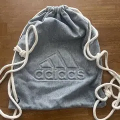 adidas ドローストリングバッグ グレー ナップザック