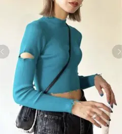 EMODA/カットアウトクラッシュニット