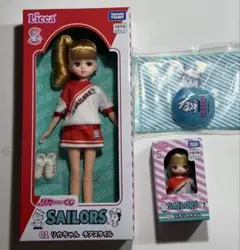 リカちゃん一番くじ　リカちゃんチアスタイル＋プチリカちゃん＋小物セット