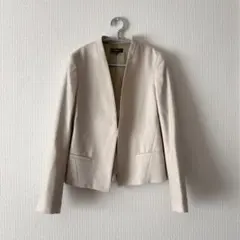 Theory CLEAN BLAZER SAXONY ノーカラージャケット