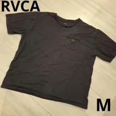 RVCA ネイビー系 Tシャツ ポケット付き