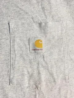 【Carhartt】カーハート ポケT ヘザーグレー Mサイズ（日本L相当）のサムネイル