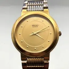 SEIKO セイコー 腕時計 ゴールド クォーツ アラーム メンズ デート 