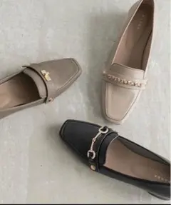 美品　RANDA 3way ベルトローファー ブラック　Mサイズ