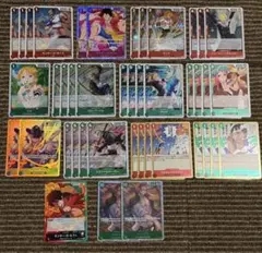 ワンピースカード　赤緑ルフィ　デッキパーツ　調整用