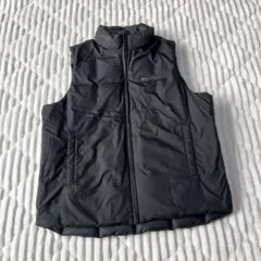【a3934】U.P renoma ダウンベスト ブラック M リバーシブル