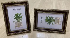 アンティークフォトフレーム 2点セット