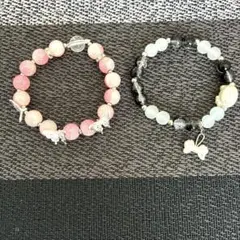 ビーズブレスレット　2色セットのサムネイル