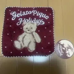 【新品タグ付】gelato pique 2025 HOLIDAYベア タオル