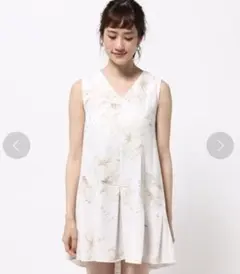snidel スナイデル ペールトーンフラワーワンピース