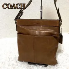COACH Bleecker Scout Leather Shoulder - メルカリ