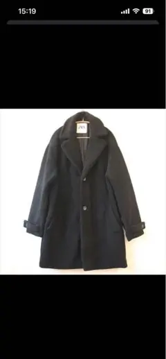 匿名配送 ＺＡＲＡ ロングコート 表地ボア チェスターコート OH-15