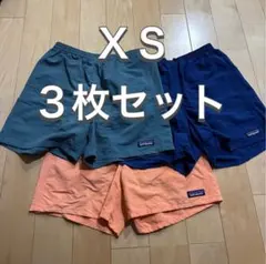 美品/水陸両用3点セット】パタゴニアラッシュガードXS＆バギーズ 