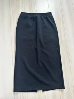 t*m様 UNIQLO ドライスウェットナローロングスカート　ブラック　Lサイズ