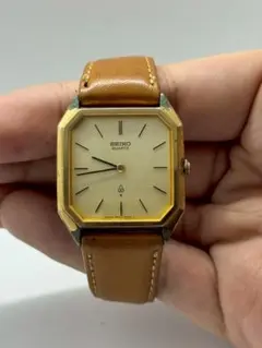 稼働 SEIKO Chariot セイコー シャリオ ローマン タンク ゴールド