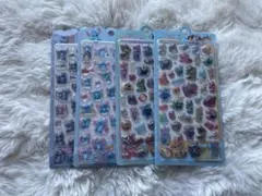 ズートピア　スティッチ　3D立体シール　4枚セット