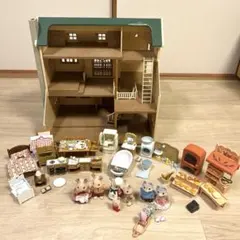 シルバニアファミリー　お家　セット売り　緑の丘のすてきなお家