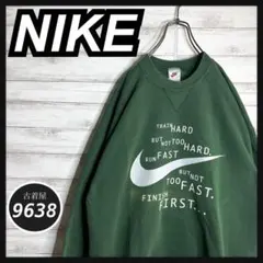 【入手不可能!!】ナイキ ✈︎白タグ USA製 メッセージロゴ ゆるだぼ