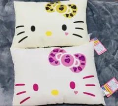 値下げ！ハローキティ フェイスクッションヒョウ柄 2個セット