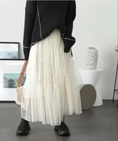 【FREE'S MART】ローティアードチュールスカート