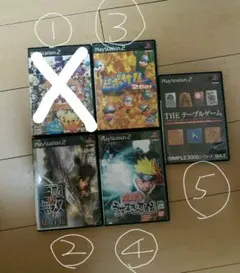 どれか1点♡PlaySta2♡三國4・ピポサル・NARUTO・テーブルゲーム