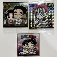 鬼滅の刃 デフォルメシール ウエハース ビックリマン 狛治 恋雪 慶蔵 猗窩座