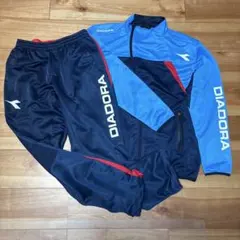 【SALE11/9 12時まで】DIADORA ジャージ 上下セット 青
