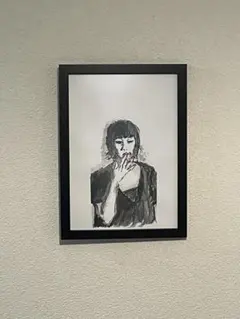 ケイトモス イエローコーナー Yellowkorner フォトアート 額装済
