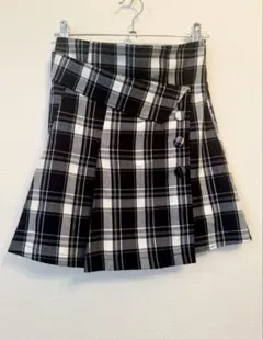 チェックスカパン　チェックスカート　ミニスカート